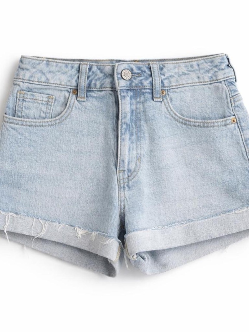 PacSun Light Wash Mom Jean Shorts